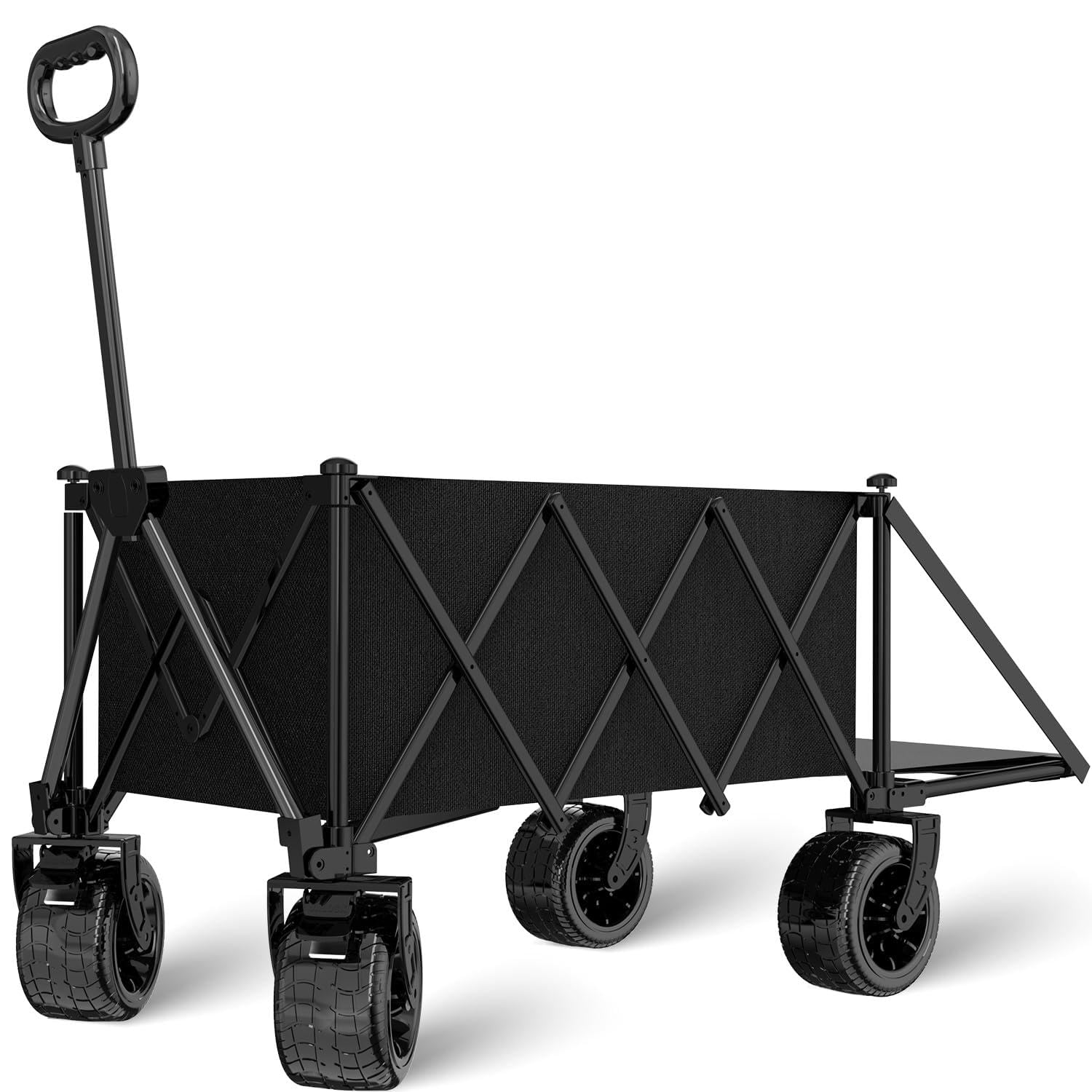 Amazon.co.jp: HZCYS アウトドアワゴン【2025強化版 後部展開可】大